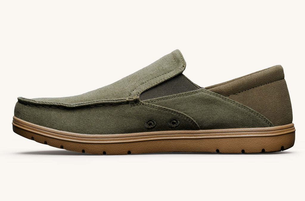 Drifter Lems Slip On Tenisky Damske Olivovo Zelená | UFD7336LP